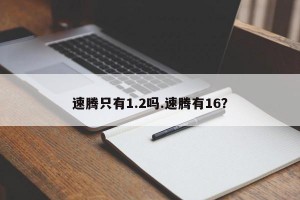 速腾只有1.2吗.速腾有16？